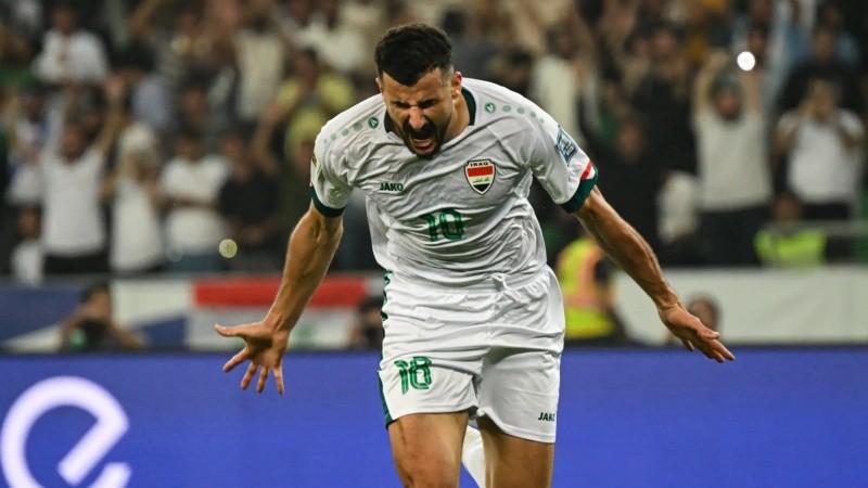 Aymen Hussein es la esperanza de gol del seleccionado iraquí