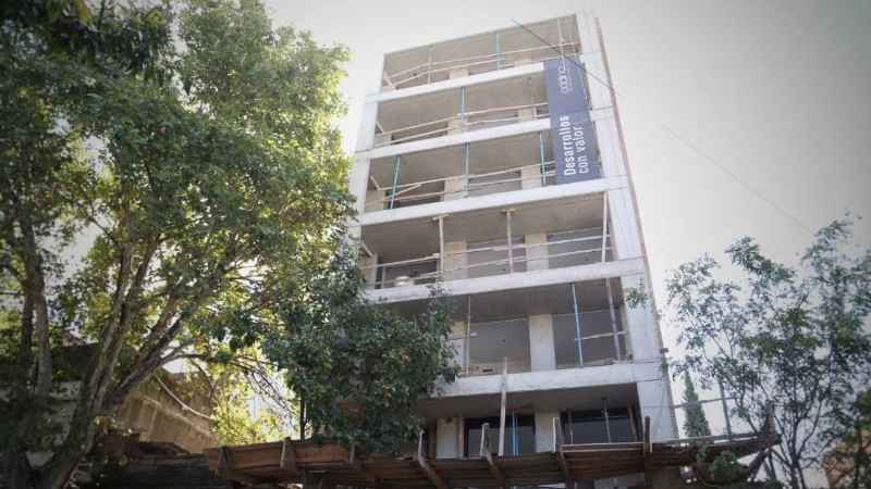 El edificio donde ocurrió el hecho. Foto Alan Monzón/Rosario3