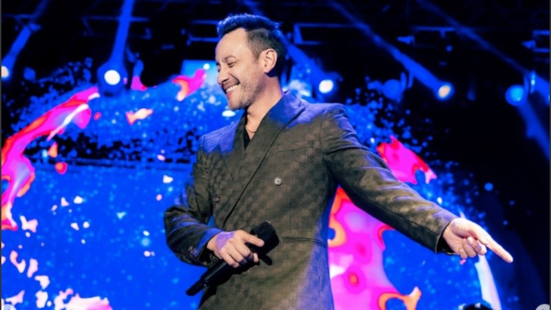 El cantautor Luciano Pereyra.