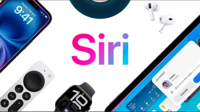 Siri, el asistente de Apple.