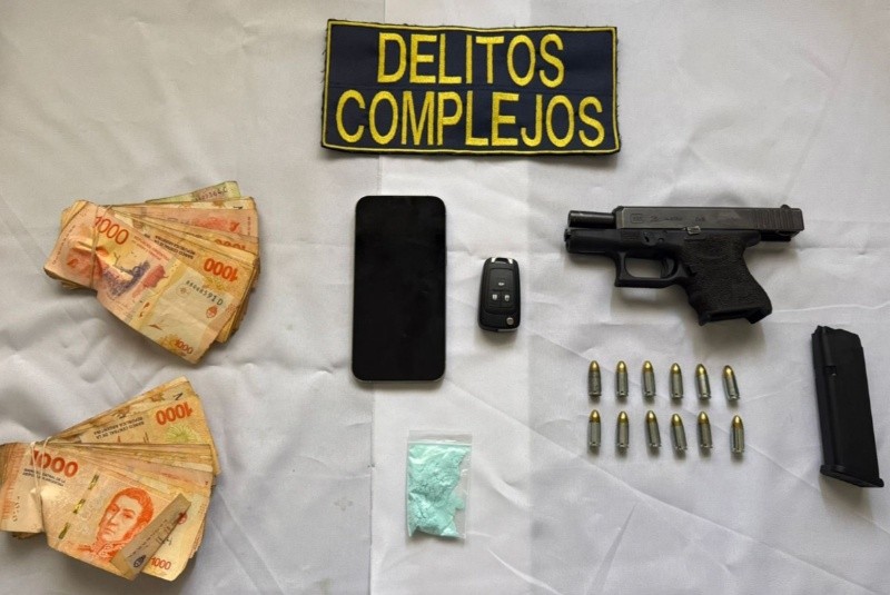 Parte de los elementos incautados.&nbsp;