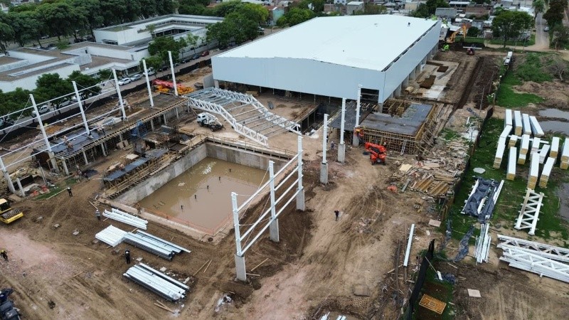 El objetivo es tener terminado todo el complejo para antes de septiembre.