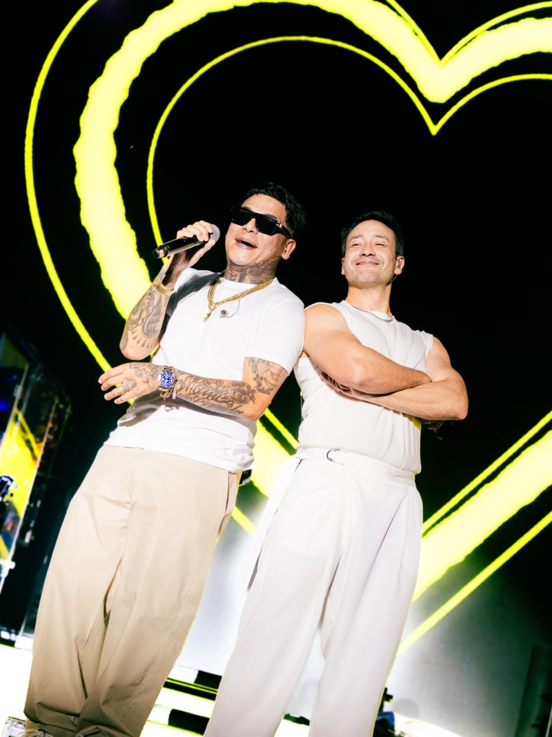 &nbsp;Luciano Pereyra junto a Uriel Lozano.