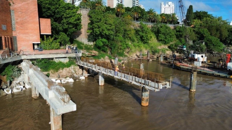 El gobierno de Santa Fe informó los avances en la obra del Parque España.