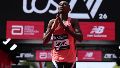 Sabastian Sawe, el keniata de 31 años que rompió el récord en la maratón de Londres.