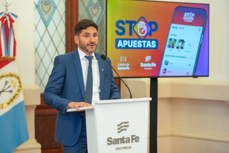  Pullaro en la presentación de la nueva app