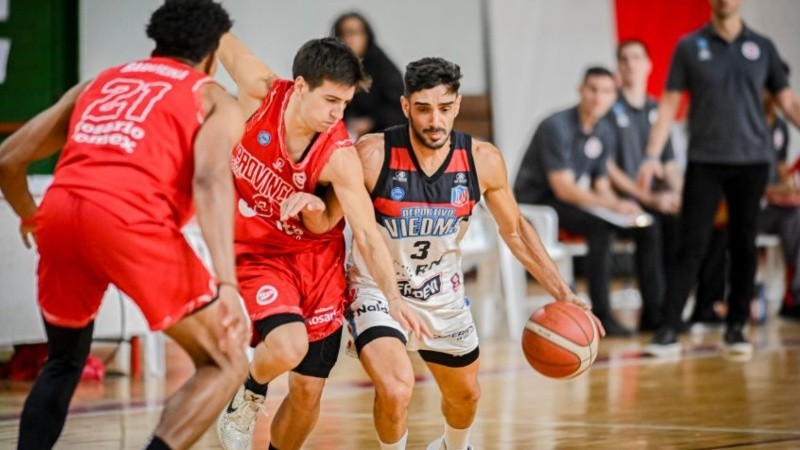 Deportivo Viedma se llevó el juego decisivo en Rosario y frustó el sueño del Rojo. (Liga Argentina de Básquet)