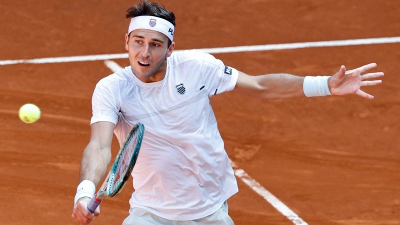 Tomás Etcherry cayó por 6-3 y 6-4 ante el francés Arthur Fils en los octavos de final.