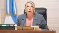 La presidenta del Concejo de Rosario, María Eugenia Schmuck