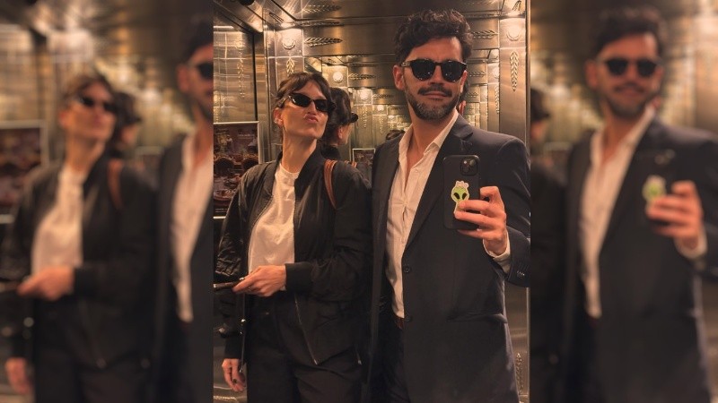 Branda Gandini y Gonzalo Heredia, en un foto de septiembre de 2025 (Instagram)