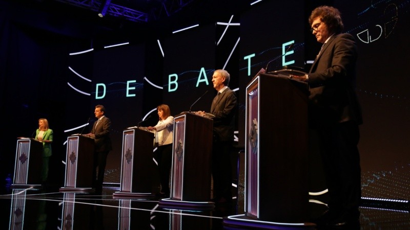 El último debate presidencial en la República Argentina, previo a la victoria de Milei