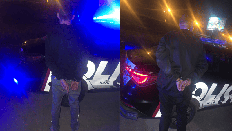 Los dos detenidos.