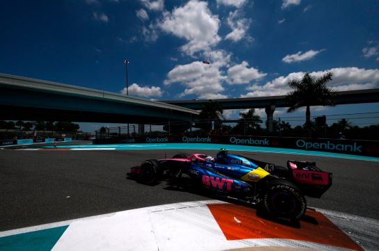 Franco Colapinto aprovechó la única práctica del GP de Miami.