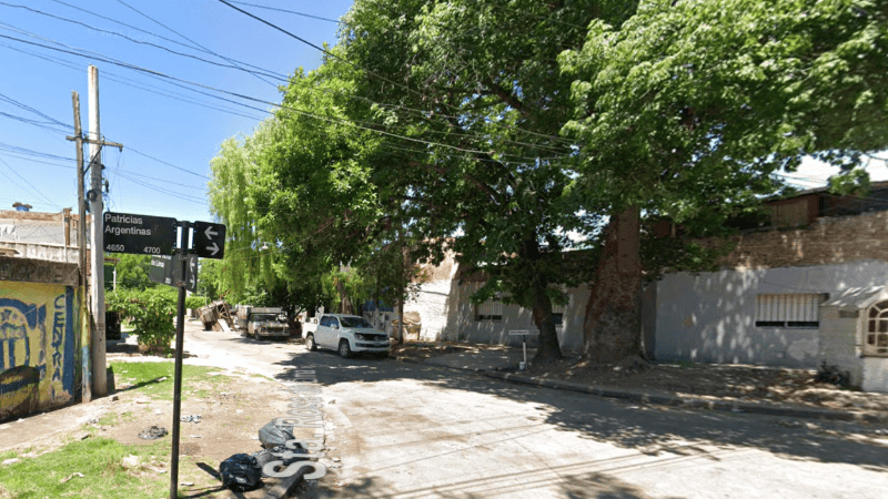 La zona donde detuvieron al sospechoso.