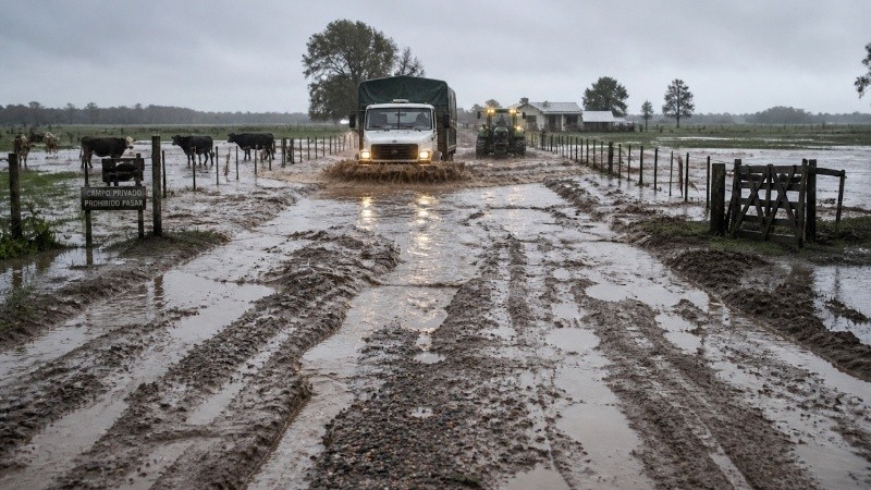 Cuando la lluvia complica la producción e imposibilita la vida cotidiana.
