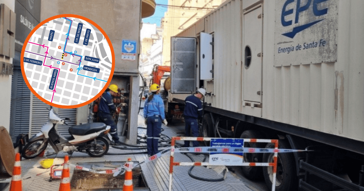 Comenzó el corte total en calle Buenos Aires por obras de la EPE ...
