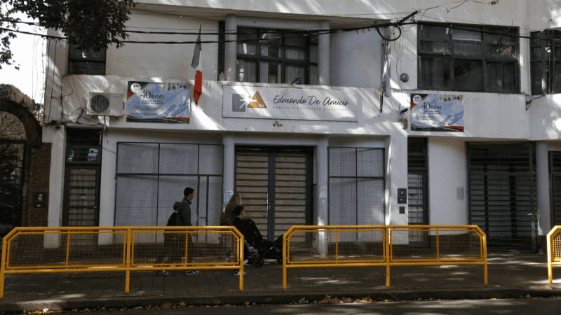 El colegio Edmondo de Amicis. (Alan Monzón/Rosario3)&nbsp;