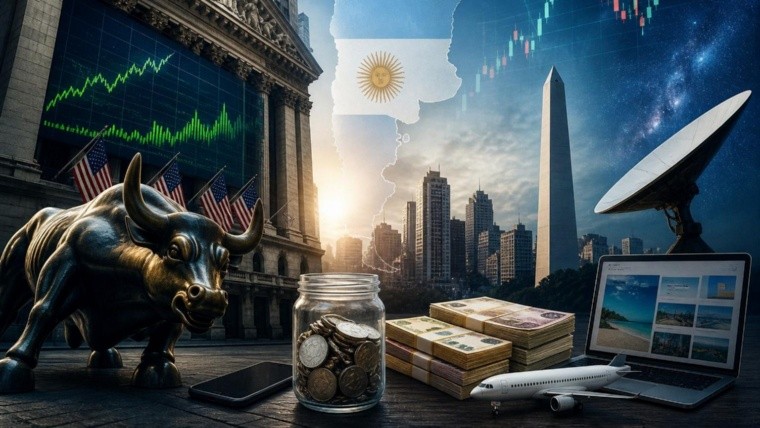 El mercado local se despegó de Wall Street.
