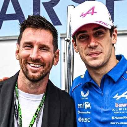 Más allá del encuentro, Messi también dejó un mensaje dirigido al piloto.