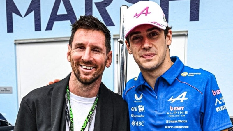 Más allá del encuentro, Messi también dejó un mensaje dirigido al piloto.