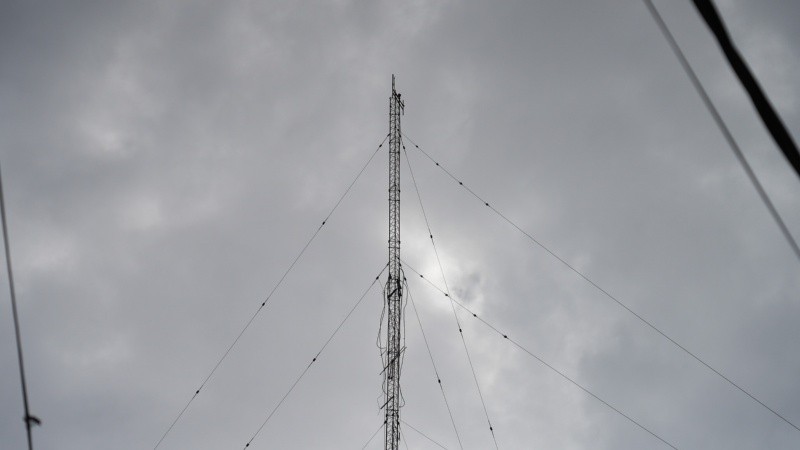 La antena de la que cayó el trabajador este martes