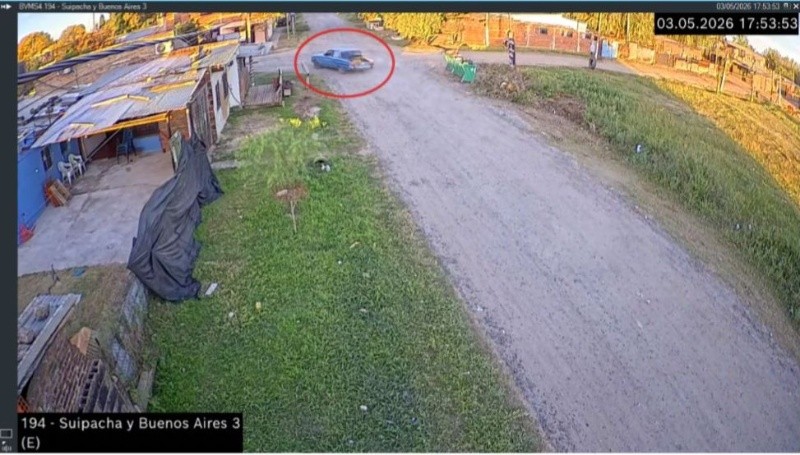 Uno de los vehículos registrados por cámaras de seguridad y procesado en el sistema Lince.