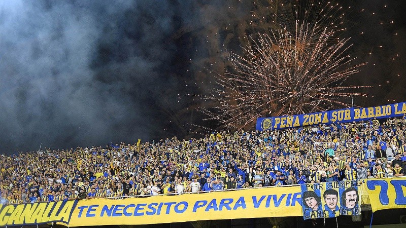 Festejo Canalla en las triunas (Fotobaires).