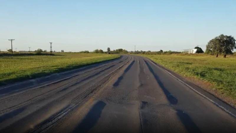 El estado de la Ruta Nacional 34.
