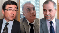 Los fiscales Javier Di Santo, Daniel Miralles y Luis Pizarro.