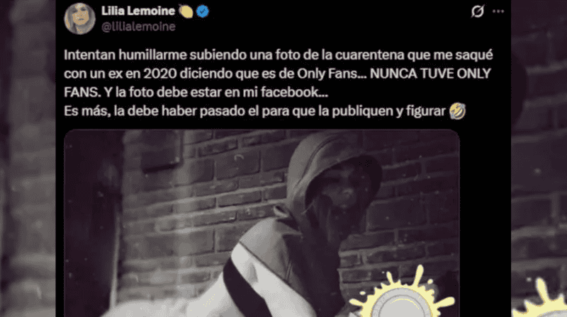 El tuit que publicó la legisladora. (La foto fue recortada por Rosario3)&nbsp;