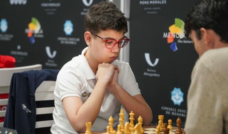 &nbsp;Faustino Oro se mantiene invicto tras ocho rondas en el Abierto de Cerdeña.