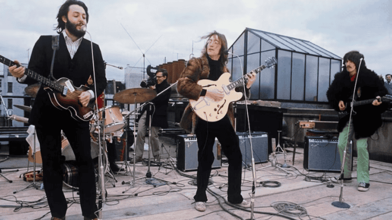 El famoso concierto que Los Beatles dieron en una terraza de Londres.