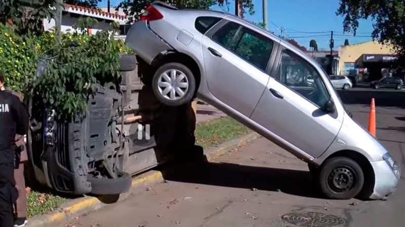 El accidente sucedió en barrio La Florida.