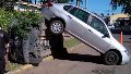 El accidente fue en barrio La Florida.