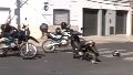 El choque sucedió en Viamonte y Dorrego.