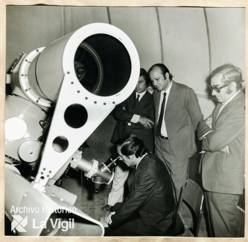 Así era el telescopio doble de la Vigil.