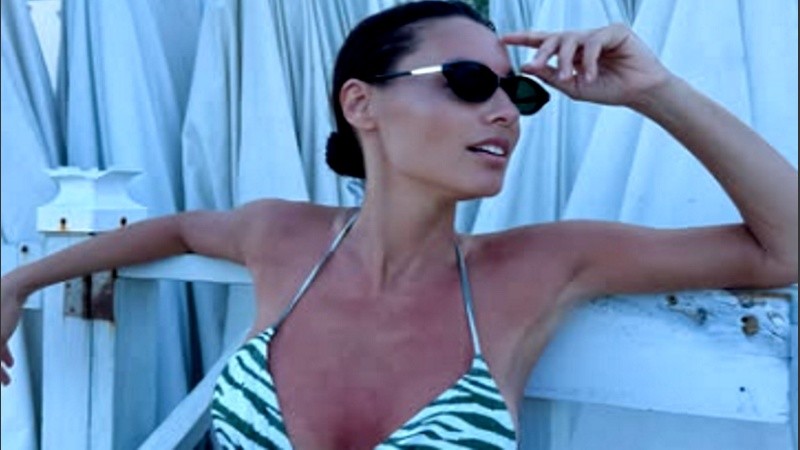 Una de las fotos de Pampita en Miami por estos días.