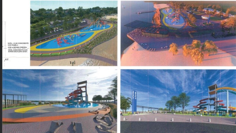 &nbsp;Imágenes del pliego del Parque Acuático.