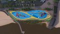 El proyecto de Parque Acuático en el balneario de la Rambla Catalunya, al sur de La Florida.