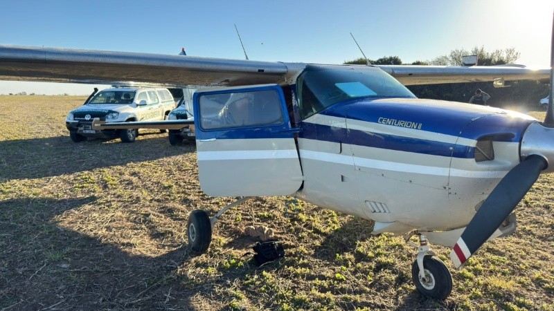 El avión narco secuestrado en la zona rural de Villa Eloísa&nbsp;