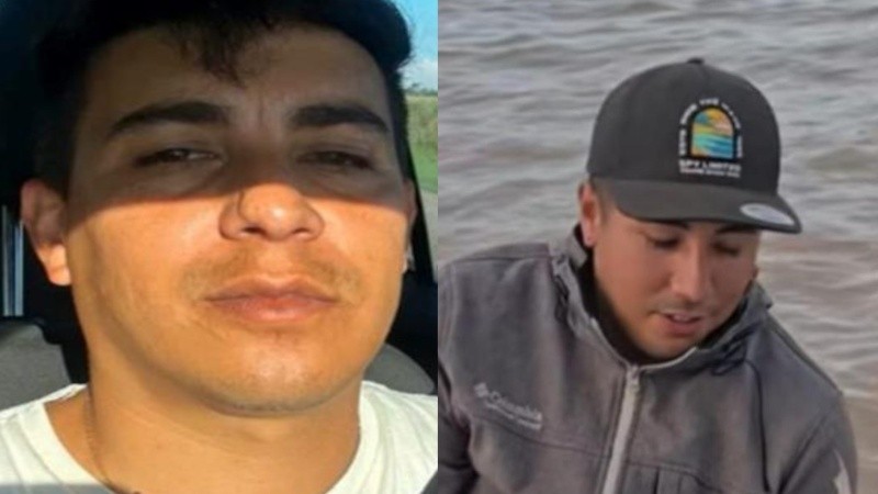 Santiago (izquierda) y Juan Cruz (derecha) eran buscados por los 321 kilos de cocaína.
