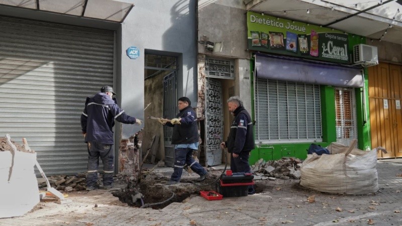  Producto del violento siniestro, los vecinos sufrieron importantes daños estructurales en sus domicilios (Alan Monzón).&nbsp;
