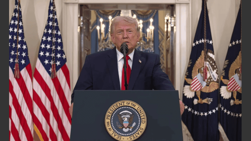 Donald Trump estará en China hasta el viernes.
