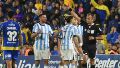 Maravilla vio la roja y Racing juega con uno menos (Fotobaires).