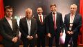 Estuvieron presentes gobernadores -encabezados por el mandatario santafesino Maximiliano Pullaro.