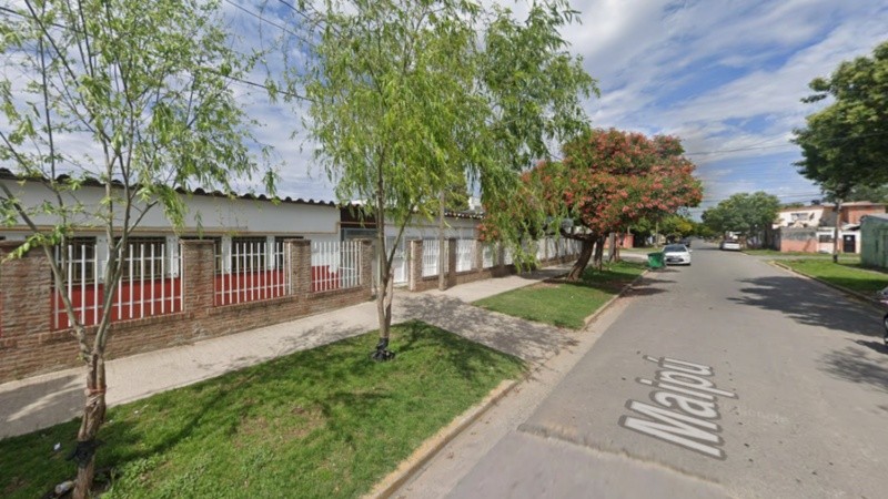 Maipú y San Juan, donde ocurrió el ataque.