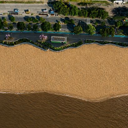 Así quedaría la playa de La Florida con la intervención, según la proyección del municipio