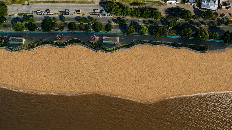 Así quedaría la playa de La Florida con la intervención, según la proyección del municipio