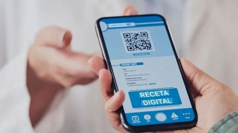 &nbsp;El acceso a la receta digital a través de la app Mi Argentina.