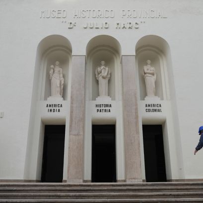 La vieja fachada del Museo, inaugurada en 1939, fue recuperada (Alan Monzón).